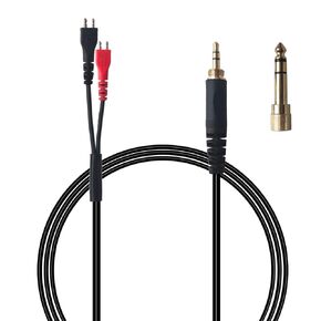 Replacement Audio Cable Cord Compatible with Sennheiser HD25 25-1 25-13 25-C 560 540 480 430 414 250 Headphones Cable,6.8ft Black