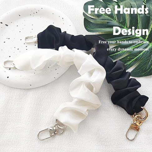 Cell Phone Charm for Women, Pearl Beaded Phone Lanyard Crossbody Cell Phone Detachable Wrist Strap,Chain Wristlet with 2 Pack Phone Tether Tab for Shopping Traveling Party Walk Gift in Saudi Arabia