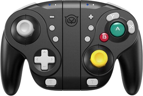 NYXI Wizard GameCube Switch Controller for Switch/Switch OLED ، جهاز تحكم اللاسلكي اللاسلكي مع فرافع التحكم في القاعة ، الزناد القابل للبرمجة ، الزناد الميكانيكي ، جيررو 6 محاور ، توربو واهتزاز in Kuwait