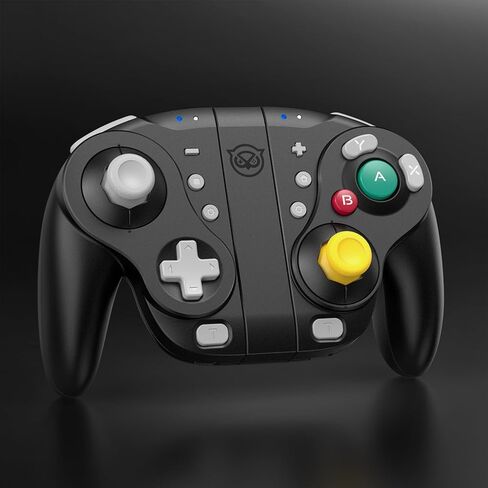 NYXI Wizard GameCube Switch Controller for Switch/Switch OLED ، جهاز تحكم اللاسلكي اللاسلكي مع فرافع التحكم في القاعة ، الزناد القابل للبرمجة ، الزناد الميكانيكي ، جيررو 6 محاور ، توربو واهتزاز in Kuwait