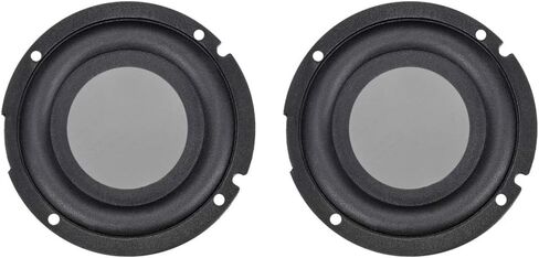 uxcell 2Pcs 2 Inches 57mm Bass Speaker Passive Radiator Auxiliary Rubber Vibration Plate Subwoofer DIY Repair in Saudi Arabia