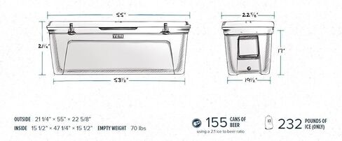 Yeti Tundra 250 مبرد ، أبيض in Kuwait