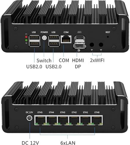 Apliance Micro Appliance Micro Appliance Inṭel N100،6x I226-V 2.5G MINI PC ، in Kuwait