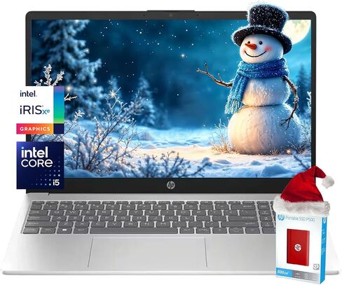 HP 15.6 HD شاشة اللمس كمبيوتر محمول | 10-core Intel Core I5-1235U | Intel Iris XE Graphics | 32 جيجابايت ذاكرة الوصول العشوائي | 1TB SSD (512GB PCIE SSD WITHP P500 512GB SSD) | Wi-Fi 6e | عمر بطارية طويل | فوز 11 المحترف in Kuwait
