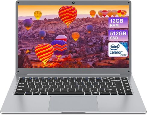 كمبيوتر الكمبيوتر المحمول من الطائر ، سنة واحدة 365 ، شاشة FHD 14 بوصة ، ذاكرة الوصول العشوائي 12 جيجا بايت 512GB SSD ، CELERON N4000 CPU ، 2.4/5G WIFI ، BT4.0 ، 2 مكبرات صوت in Kuwait