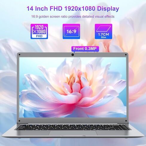 كمبيوتر الكمبيوتر المحمول من الطائر ، سنة واحدة 365 ، شاشة FHD 14 بوصة ، ذاكرة الوصول العشوائي 12 جيجا بايت 512GB SSD ، CELERON N4000 CPU ، 2.4/5G WIFI ، BT4.0 ، 2 مكبرات صوت in Kuwait