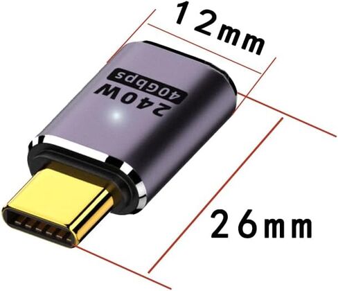 مستقيم USB C ذكر إلى موسع محول أنثى. نوع C مقرن مع PD 240W 40 جيجابت في الثانية 8K/60Hz فيديو متوافق مع Thunderbolt 4/3 ، MacBook Pro/Air ، الكمبيوتر المحمول ، الكمبيوتر اللوحي ، الهاتف ، الهاتف in Kuwait