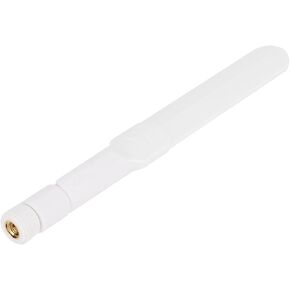 Fydun Twin Band 2.4Ghz 5Ghz 8Dbi SMA Antenna Omnidirectional for Router Wi Community Card (White)