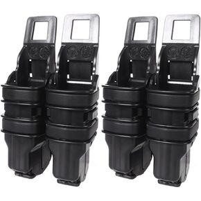 Molle Mag Pouch Small Portable, Nylon Holster Fast 9mm Magazine Pouch for AR Pistol Black DE
