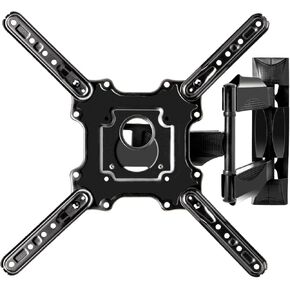 Full Motion TV Wall Mount for 32-60 Inch TVs, Tilt, Swivel, Extend, Fits LED LCD OLED 4K TVs Up to 77 lbs, VESA 400x400, Space-Saving Telescopic & Articulating Bracket for Home Use