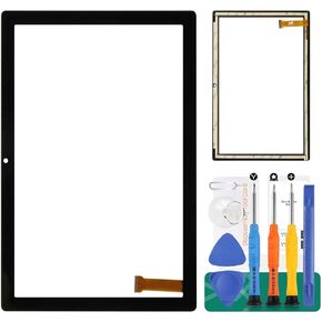 for Sky Devices Pad 10 Max Screen Replacement 10.1" for Sky Devices Pad 10 Max Tablet Screen Replacement (168 * 240mm,MS 2198-FPC V1.0,Black)(Camera on The Left)