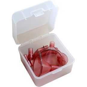 MTM AF7 Universal Powder Funnel Kit , 8.5in. x 5.25in. x 3.25in., USA Made, Clear Red