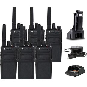 Motorola Solutions RMV2080 Business Two-Way Radio, 8 Channels, Military Spec, NOAA, Pack of 6