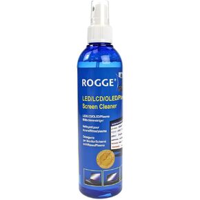 ROGGE Screen Cleaner Pump Spray Bottle 250 ml - For all LED / LCD / OLED / Plasma TV, Computer Monitor, Tablet, Laptop, Phone Screens, Optical Lenses and Devices …