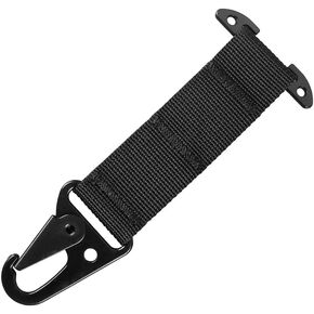 MiOYOOW Molle Belt Clip, Nylon Tactical Snap Hook with Removable T-Bar Mounting for Belts Molle Bags Gloves