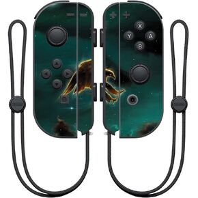 MightySkins Skin Compatible with Nintendo Joy-Con Controller - Eagle Galaxy | Protective, Durable, and Unique Vinyl Decal wrap Cover | Easy to Apply, Remove, and Change Styles | Made in The USA