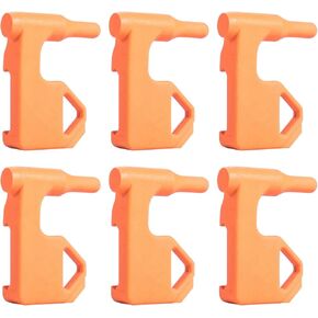Universal Chamber Safety Flag, Includes Built-in Flathead Tool and Slide-on Picatinny Rail Adapter (Pack of 6)