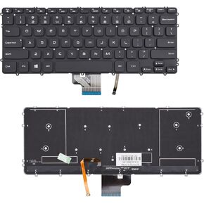 TLBTEK Backlight Keyboard Replacement Compatible with Dell Precision M3800 XPS 15 9530 P31F 03H5CJ 3H5CJ WHYH8 0HYYWM Series Laptop