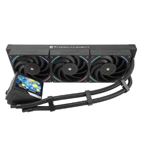 Thermalright Mjolnir Vision 360 ARGB Black CPU Water Cooler,3 PWM Fans Water Cooling System with 2000PRM,for AM4/AM5&Intel LGA1851/1700, Magnetic Detachable LCD Screen with 320 * 240 Resolution