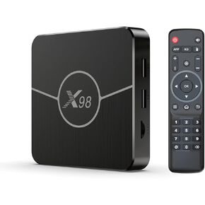 X98 Plus Upgrade Android 11.0 Smart TV Box 2GB RAM 16GB ROM 2.4G/5G Dual WiFi, BT 4.1, AV1 VP9 H.265 Decoding HD 4K Set top Box:X98 Plus216