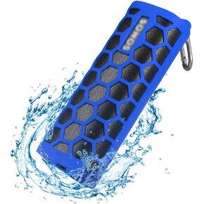 Zaracle Flexible Carrying Case Protect Pouch Sleeve Protector Cover Travelling Case for Sonos Roam Wireless Bluetooth Speaker (Blue)