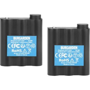 6V 2000mAh Ni-MH Replacement Battery for Midland GXT1000 GXT1050 GXT850 GXT860 GXT900 GXT950 FRS-005 LXT210 GXT300 GXT325 GXT550 GXT555 GXT700 GXT710 GXT720 GXT750 GXT775 GXT795, 2Pack