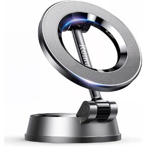 for MagSafe Car Mount【Windshield + Dash】Suction Cup Magnetic Phone Holder for Car Phone Holder Mount【Strong Magnets】Foldable Cell Phone Mount Hands Free Car Phone Holder for iPhone 16 Pro Max 15 14 13