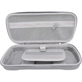 Hard Carrying Case for ROG Ally X 2024 RC72LA / Rog Ally 2023 RC71L / MSI Claw A1M, Portable Hard Shell Storage Case with Card Storage Slot & Pockets, for Console and Accessories
