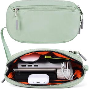 Electronic Organizer Case, Cord Organizer Bag Travel Cable Organizer Pouch Waterproof Portable Electronic Accessories Bag for Cable, Cord, Charger, USB, Phone, Power Bank, Earphone (Black) in Kuwait