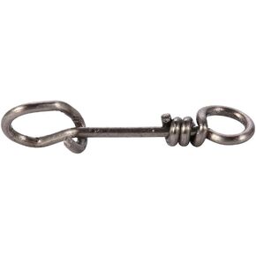 VGEBY 50Pcs Fishing Snaps, Stainless Steel Fishing Swivels Fishing Connectors Double Lock Snaps(4#) Other Fishing Tools and Accessories