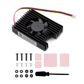 Waveshare CM5 Dedicated All-in-one 3007 Cooling Fan, Compatible with Raspberry Pi Compute Module 5, 5V Power Supply, Speed Adjustable, with Thermal Tapes