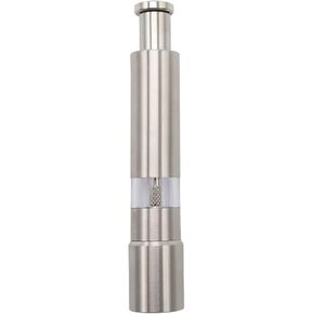 Practical Thumb Push Button Stainless Steel Spices Mill Press Grinding Tool External Spring