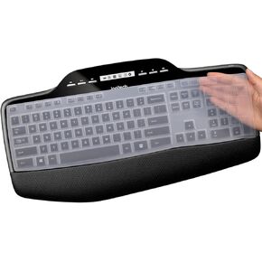 Keyboard Cover for Logitech MK710-RB MK710 MK735 MK700 Wireless Ultra Thin Silicone Keyboard Protector Skin Logitech MK710 Accessories-Clear