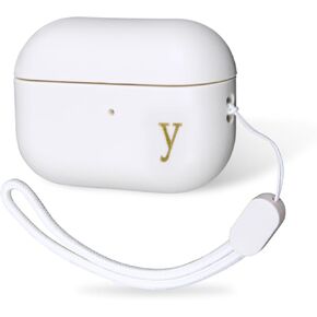 COLLECTIVE HOME - AirPods Pro 1st & 2nd Gen Case, Personalized Letter Design, Elegant & Secure with Lanyard, Premium TPU Material, Ideal for Stylish Protection and Gifts (k)