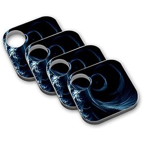 MightySkins Protective Vinyl Skin Decal (4 Pack) Compatible with Tile Key Finder Phone Finder wrap Cover Sticker Skins Stone Waves