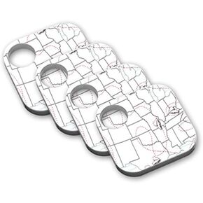 MightySkins Protective Vinyl Skin Decal (4 Pack) Compatible with Tile Key Finder Phone Finder wrap Cover Sticker Skins Traveler
