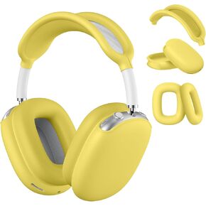 Maxjoy for Airpods Max Case, Soft Silicone Ear Cups Cover/Ear Pad Case Cover/Headband Cover for Airpods Max Headphones, Anti-Scratch Accessories Protective Cover for Apple Airpods Max, Stone