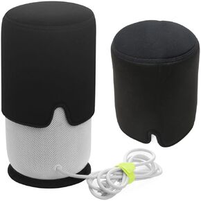 Speaker Protective Cover Outdoor Dustproof Waterproof Speaker Cover Case for Homepod Dust Cover Pad Portable Storage Carrying Bag with Prevent Slip Pad