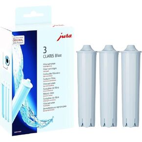 Blue Water Filter Cartridge, Coffee Machine Replacement Filter, Pack of 3
