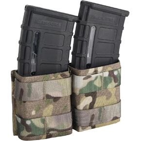 Tactical MOLLE Double 5.56/M4 Magazine 1000D Oxford Battle Belt Mag Pouches