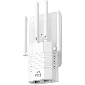 WiFi Extenders Signal Booster for Home Long Range Up to 12880 sq. ft & 105 Devices, WiFi Extender Signal Booster, Internet Extender WiFi Booster, Long Range WiFi Extender, 1200Mbps WiFi Extender