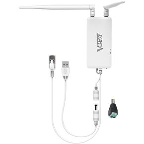 VONETS Industrial 2.4GHz WiFi Serial Port Server/WiFi Bridge Ethernet Repeater Wireless Router, WiFi Hotspot Signal Extender for Medical Device, IP Camera, PLC, Telescope, Network Devices VAP11S-232