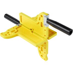 Fiber Winder for Flat Drop Cable - Handheld, Ambidextrous Cable Coiler for Efficient Cable Management and Storage, High Visibility Yellow, Holds up to 200ft