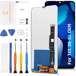 Original for TCL 30 XL 6.82" LCD Screen Replacement T671G T701DL LCD Display Touch Digitizer Screen Assembly with Repair Tools