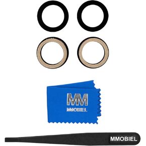 MMOBIEL Back Rear Camera Glass Lens Replacement Compatible with Samsung Galaxy Z Flip5 - Pre-Installed Adhesive, Tweezer and Cloth