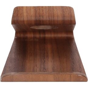 Phone Holder, Wood Cell Phone Holder Stand for Cell Phone Holder, Cell Phone Holder Wood Tablet Holder(Walnut)