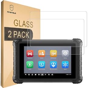 Mr.Shield Screen Protector compatible with Autel MaxiCheck Mx900/Mx900TS/MK900/MK900BT/MK900Ts/MP900BT/MP900E/DS900BT/Ts900 [Tempered Glass] [2-PACK] [Japan Glass with 9H Hardness]