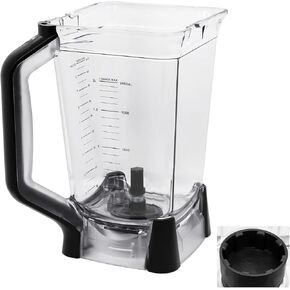 Replacement 72 oz XL Pitcher Compatible with Ninja BL660 BL740 Blenders Professional NEW MODEL(NOT FOR OLD MODEL),72oz Crushing Pitcher Replacement for Ninja BL660A BL660W BL663CO BL740C