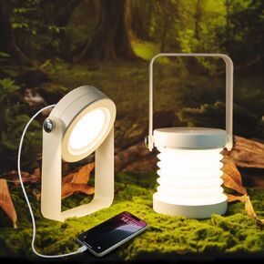 Waterproof Collapsible Rechargeable Camping Lantern Lamp, Lightweight Tent Lights with Power Bank, Portable Dimmable Lantern Flashlight for Power Outages Hurricane,Hiking,Fish,Emergency,Camper