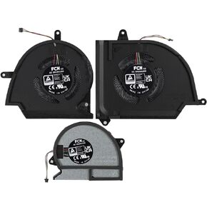 New Cooling Fan CPU+GPU+Small Fan Replacement for ASUS ROG Flow X16 GV601 GV601R GV601RE GV601RM GV601RW GV601V GV601VI Series FPCF DFSCK221051825 FPCJ DFSCM227163925 FPCG DFS5J129134524